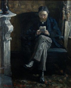 James Ensor (1881) Portret van de vader van de kunstenaar