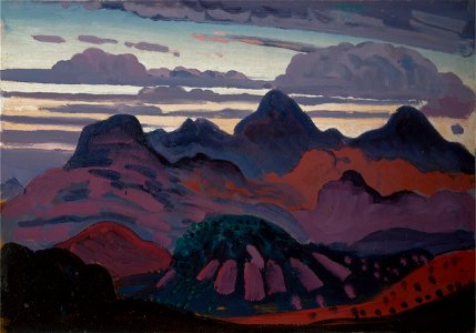 James Dickson Innes - Deep Twilight, Pyrenees - Google Art Project. Free illustration for personal and commercial use.