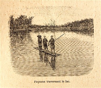 L.Girod-Dix Ans de Haut-Tonkin-1899-paysans en radeau