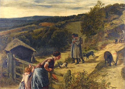 James Clarke Hook - A pastoral - Then blow your pypes...