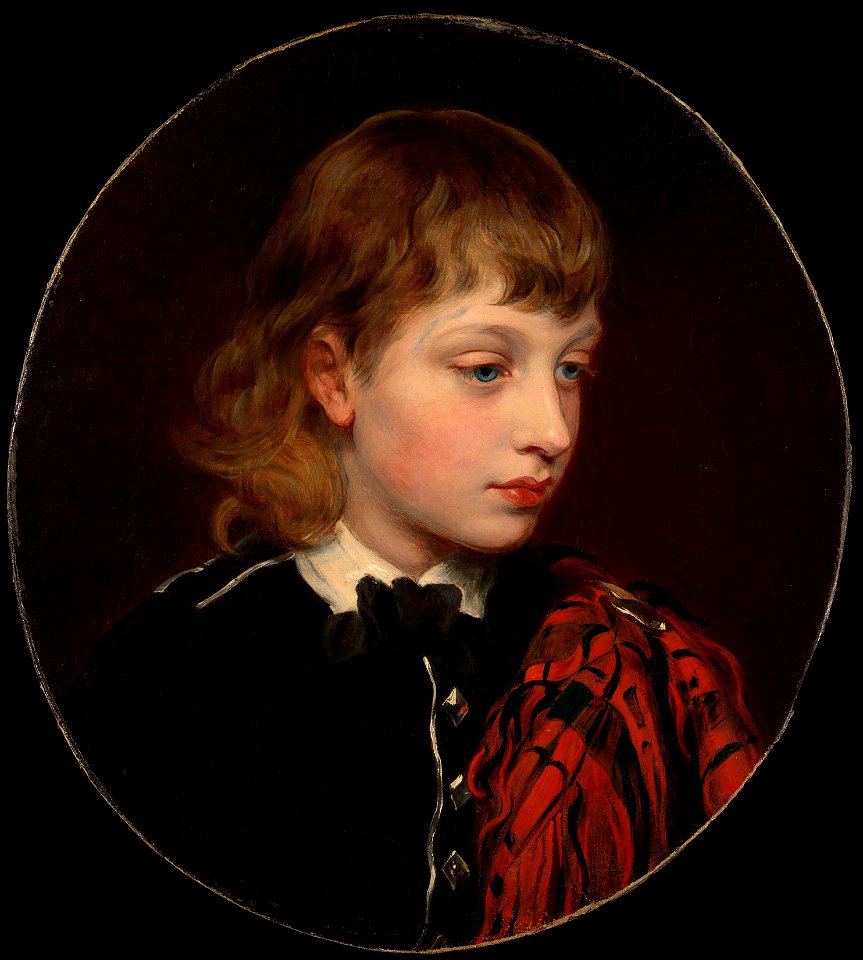 James Godsell Middleton (1802-74) - Prince Albert Victor of Wales (1864-1892) (after Sant) - RCIN 403597 - Royal Collection