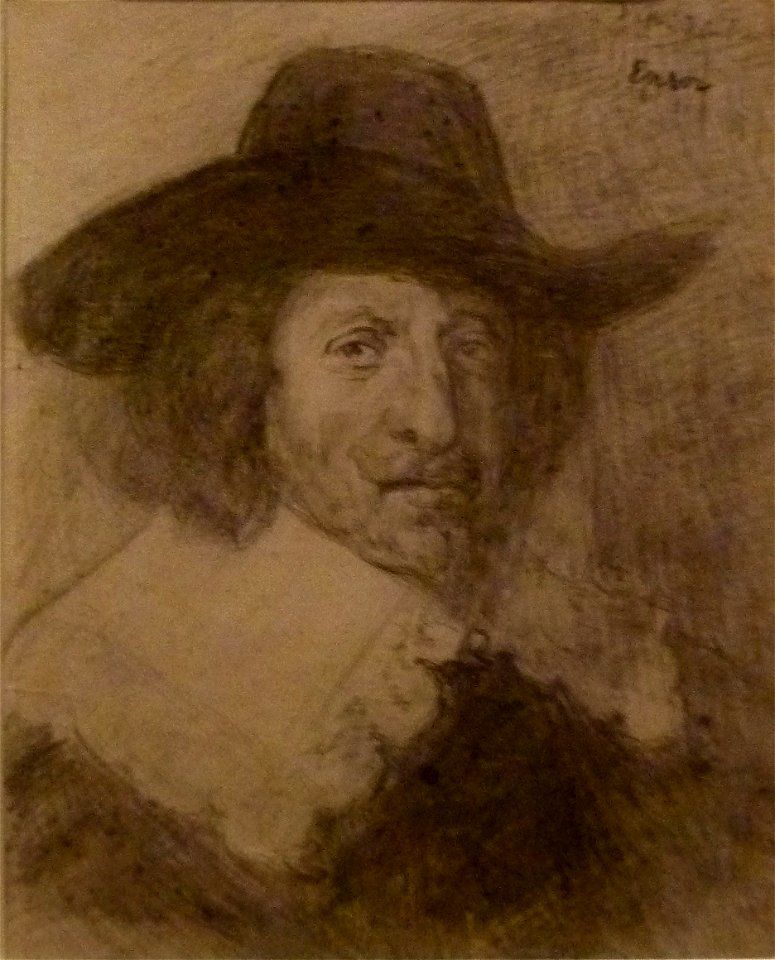 James Ensor (1880-1886) - De Amsterdamse lakenhandelaar Nicolaas van Bambeek 001
