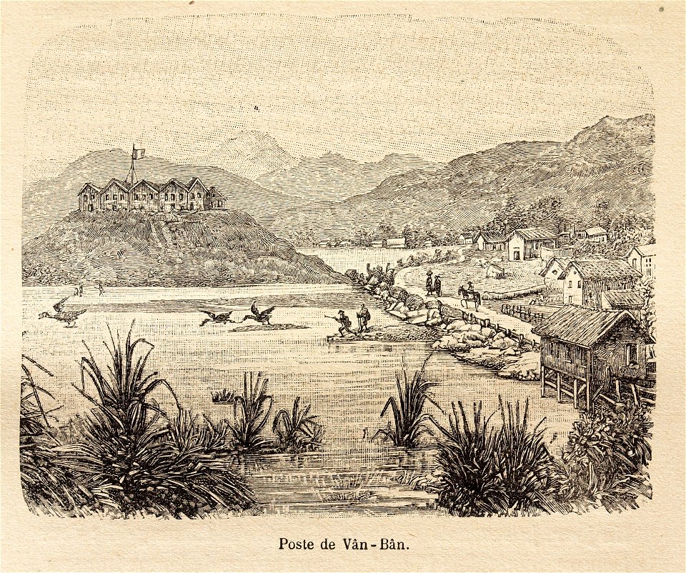 L.Girod-Dix Ans de Haut-Tonkin-1899-poste de Vân-Bân