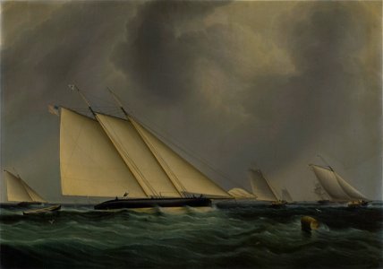 James E. Buttersworth - Yacht Race - 1972.11 - Yale University Art Gallery