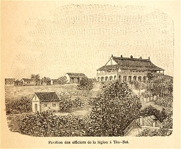L.Girod-Dix Ans de Haut-Tonkin-1899-Yên Bai, pavillon des officiers