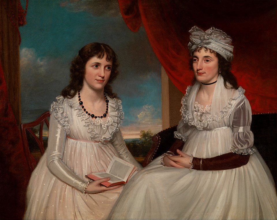 James Earl - Portrait of Elisabeth Fales Paine and Her Aunt - 24.052 - Rhode Island School of Design Museum