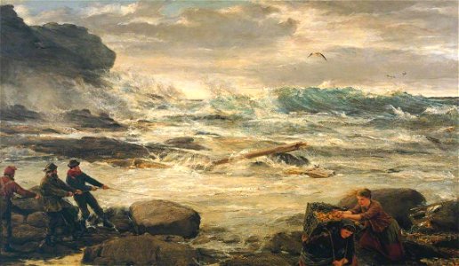 James Clarke Hook (1819-1907) - Wreckage from the Fruiter - N02252 - National Gallery