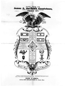 James A. Garfield's escutcheon LCCN2003681783