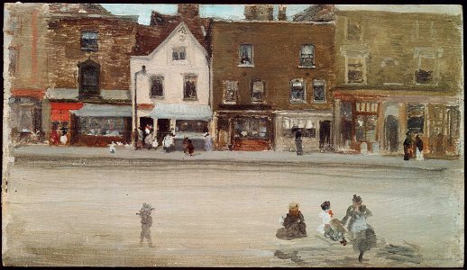 James Abbott McNeill Whistler - Street in Old Chelsea - 09.297 - Museum of Fine Arts