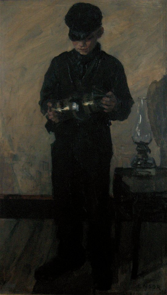 James Ensor (1880) De lampenist 001