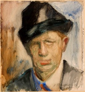 Jalmari Ruokokoski - Self-Portrait - A II 1052 - Finnish National Gallery