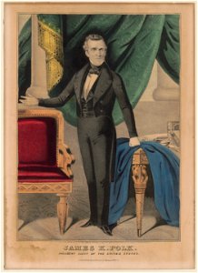 James K. Polk-President elect of the United States - lith. & pub. by N. Currier. LCCN98507793