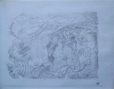 James Ensor (1921) - Scènes de la Vie du Christ - 21. Free illustration for personal and commercial use.