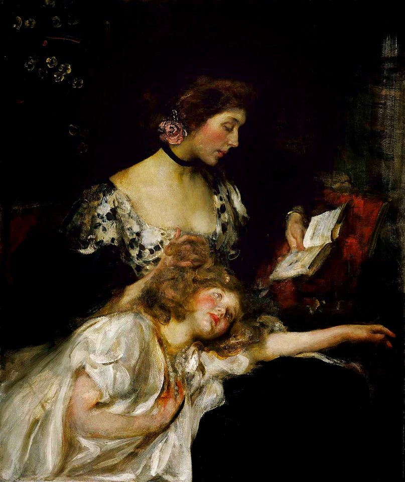 James Jebusa Shannon, 1900 - Mother and child (Lady Shannon and Kitty)