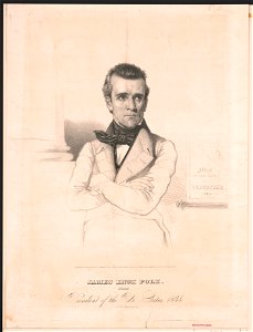 James Knox Polk. Elected President of the U. States. 1844 - Haas Lith. Washington City. LCCN2013645247