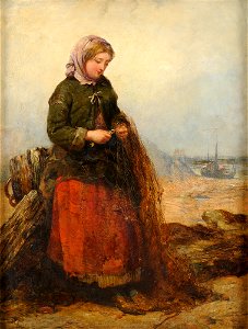 James John Hill Warten auf den Fang 1854