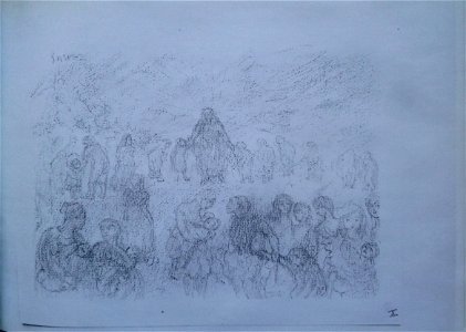 James Ensor (1921) - Scènes de la Vie du Christ - 10. Free illustration for personal and commercial use.