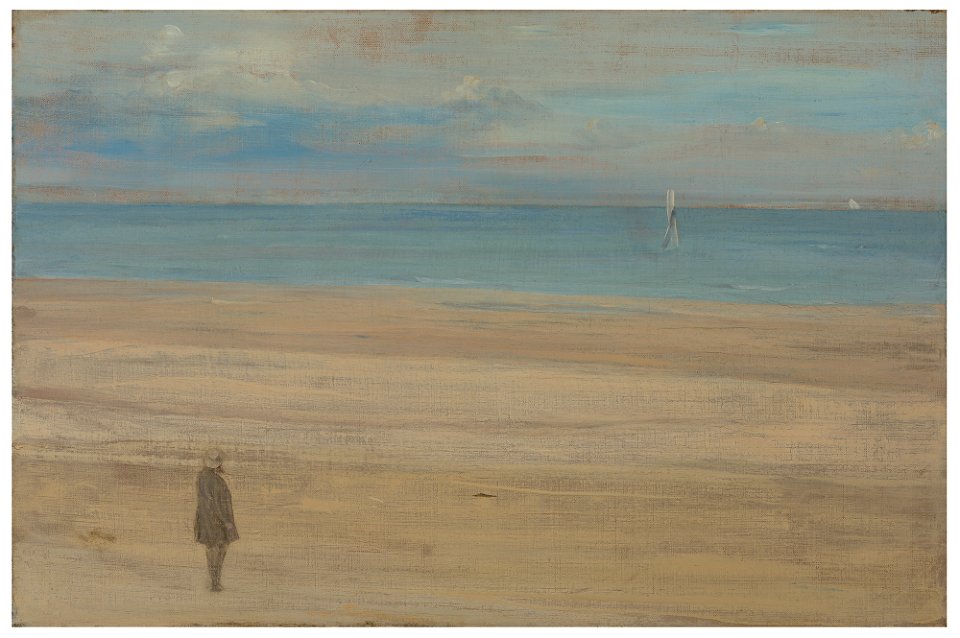 James McNeill Whistler - Harmony in Blue and Silver, Trouville - P1e6 - Isabella Stewart Gardner Museum