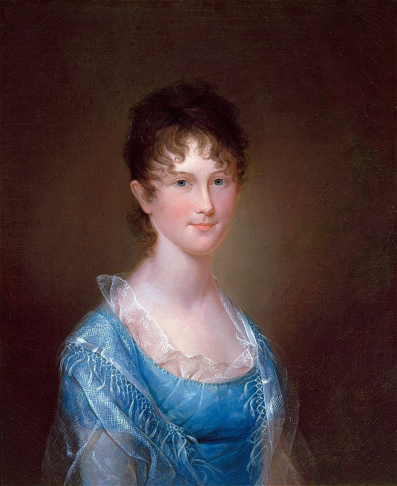 James Peale - Sarah Smith Logan (Mrs. William Clarke) - 2017.110 - Fogg Museum