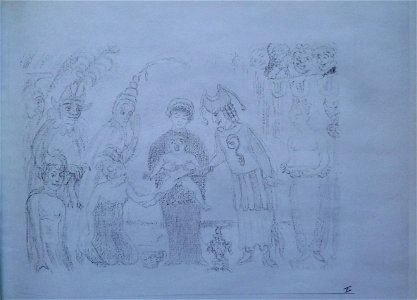 James Ensor (1921) - Scènes de la Vie du Christ - 06. Free illustration for personal and commercial use.