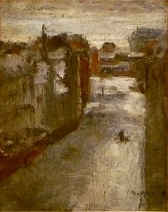 James Ensor (1881) Van Iseghemlaan in de sneeuw 001