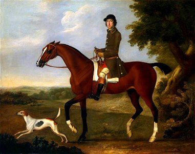 James Seymour (1702-1752) - Mr Russell on his Bay Hunter - T02372 - Tate