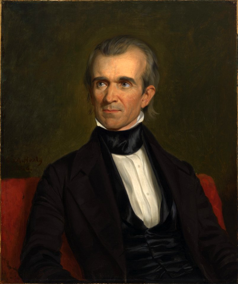 James Knox Polk by George Peter Alexander Healy (National Portrait Gallery)