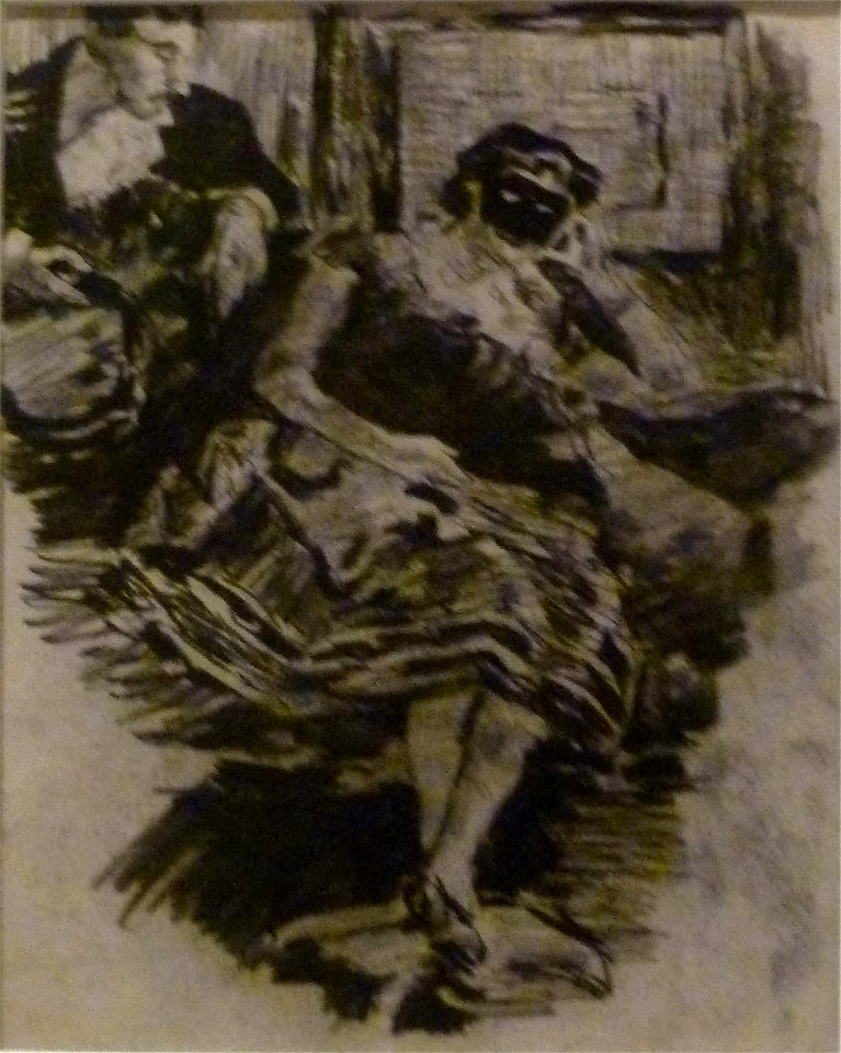 James Ensor - Gemaskerde vrouw 001