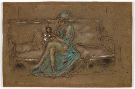 James McNeill Whistler - The Green Cap - Google Art Project