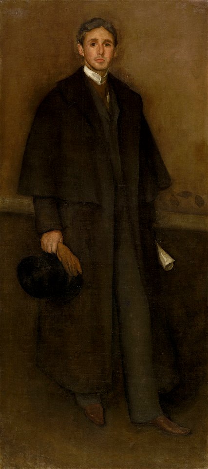James McNeill Whistler - Arrangement in Flesh Color and Brown, Portrait of Arthur Jerome Eddy - 1931.501 - Art Institute of Chicago