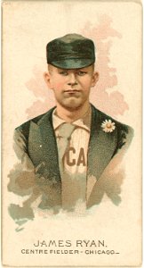 James Ryan, Chicago White Stockings, baseball card portrait LCCN2007680729