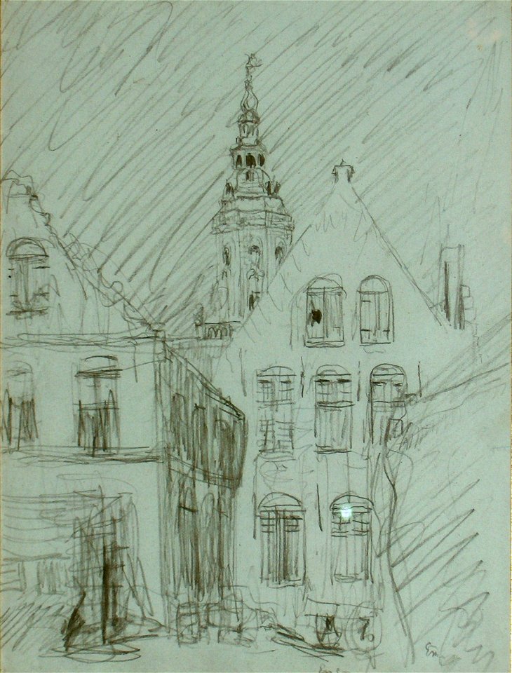 James Ensor (1880) Zicht op Veurne 002