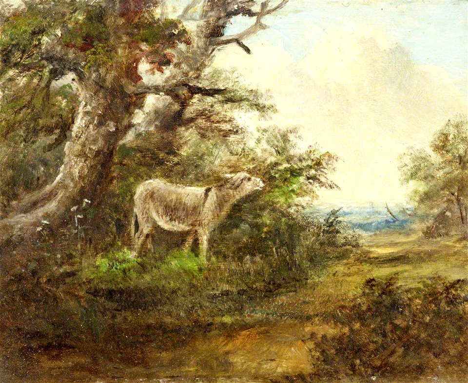 James Stark (1794-1859) (style of) - A Donkey in a Wood - 515517.7 - National Trust