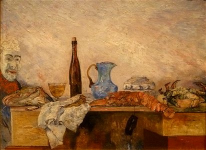 James Ensor (1891) - Masker en schaaldieren 001