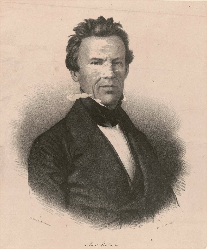 James Hoban, Esqr., late U.S. Attorney for the District of Columbia - on stone by A. Newsam. LCCN89715175 (cropped)