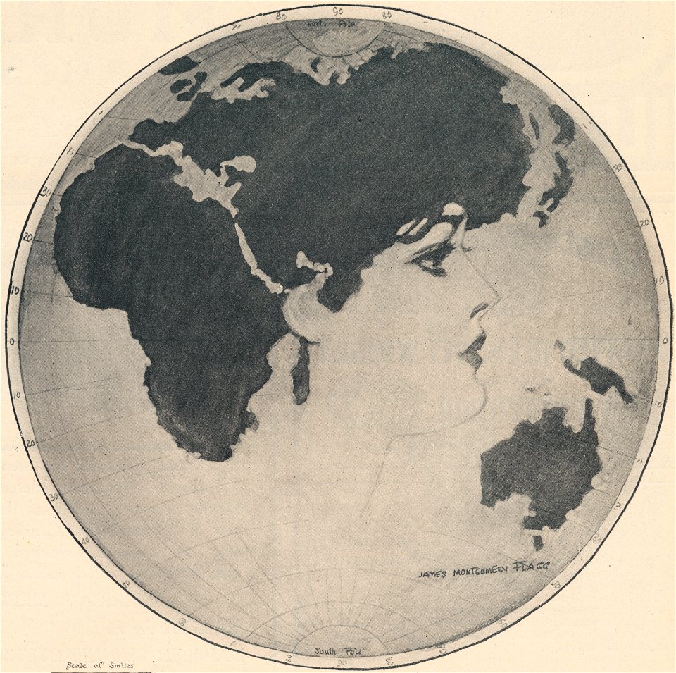 James Montgomery Flagg The World As Seen By Him 1905 Cornell CUL PJM 1148 01 (cropped)