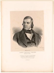 James Madison Porter, Secretary of War - from life on stone Chs. Fenderich 1843. LCCN2017657776