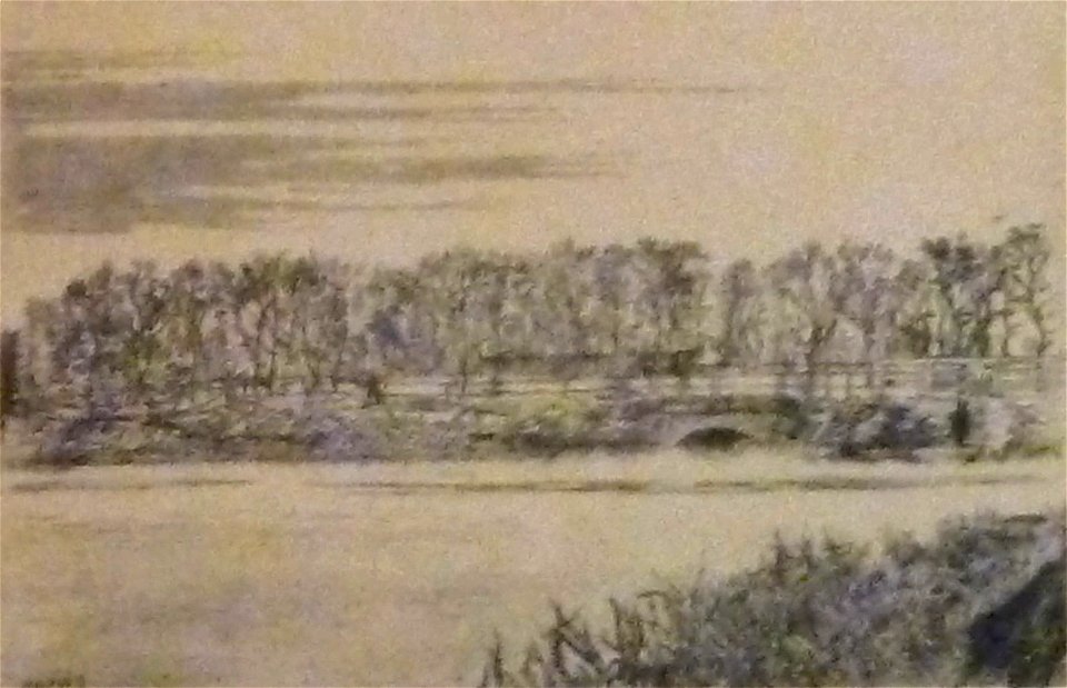 James Ensor (1889) De brug van het bosje te Oostende 001