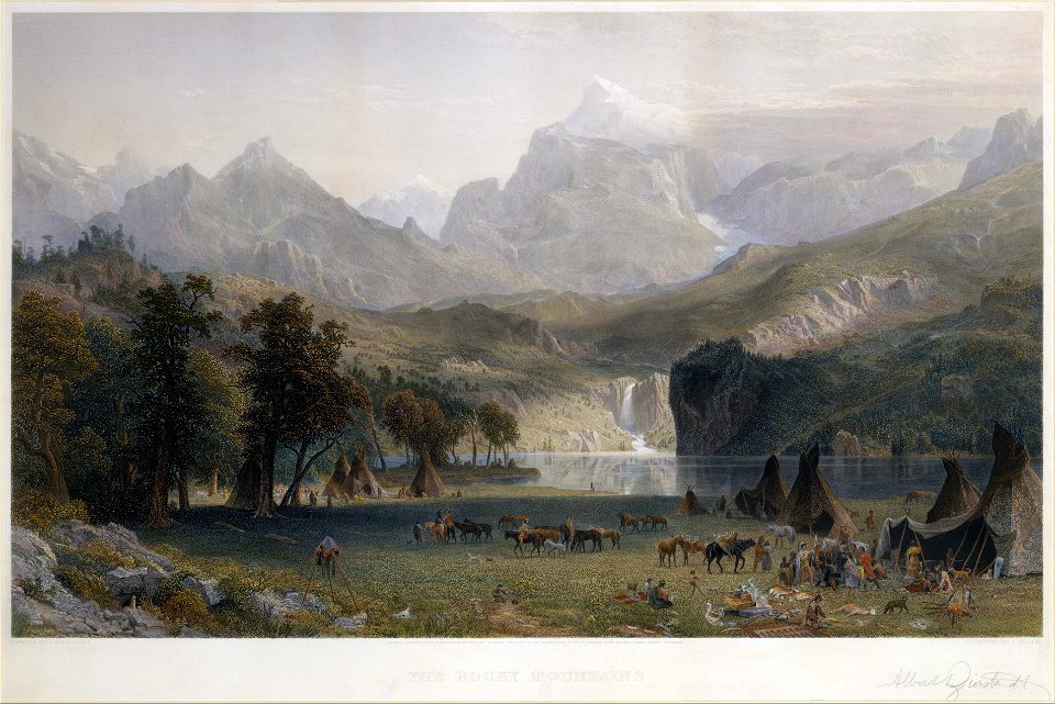 James Smillie - The Rocky Mountains, Lander's Peak