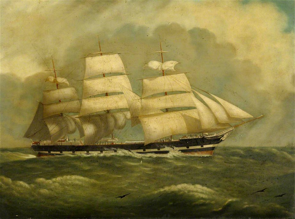 James Fulton Pringle (1788-1847) - The Ship 'Alceste' - BHC3180 - Royal Museums Greenwich