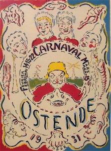 James Ensor (1931) - Carnaval in Oostende. jpg