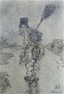 James Ensor - De straatveger 001