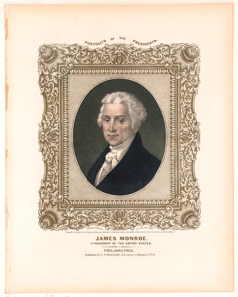 James Monroe, 5th President of the United States LCCN2003673084