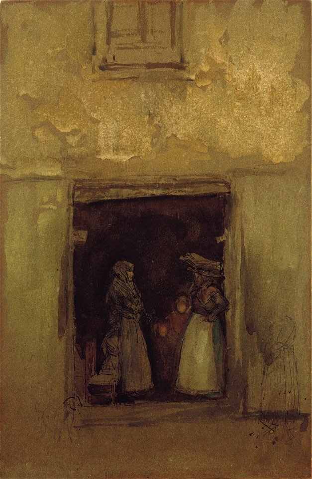 James McNeill Whistler - The Gossips - 1942-1 - Albright–Knox Art Gallery
