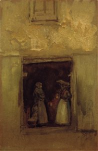 James McNeill Whistler - The Gossips - 1942-1 - Albright–Knox Art Gallery