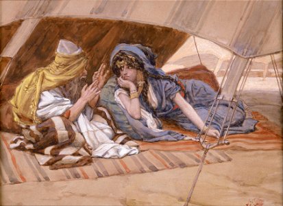 James Jacques Joseph Tissot - Abram's Counsel to Sarai - Google Art Project