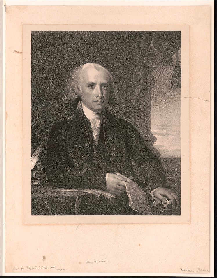 James Madison, fourth President of the United States LCCN2017660714