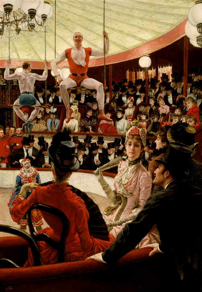 James Jacques Joseph Tissot - Women of Paris- The Circus Lover - Google Art Project