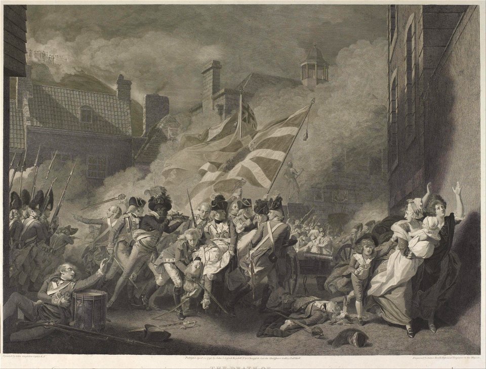 James Heath - The Death of Major Peirson - Google Art Project