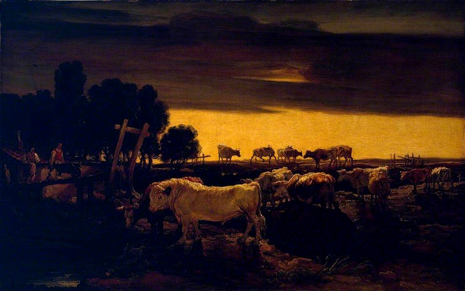James Ward (1769-1859) - Cattle-Piece, ^ Marylebone Park - N01175 - National Gallery